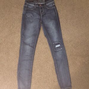 Blue Distressed Jeans